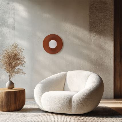 Настенный светильник SLATE 1xG9/8W/230V диаметр 28 см кирпичный