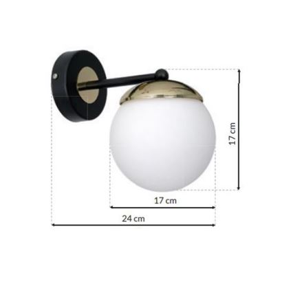 Настенный светильник SPARTA 1xE14/40W/230V