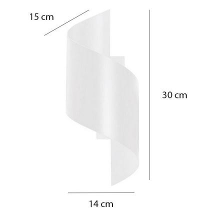 Настенный светильник SPINER 1xG9/8W/230V белый