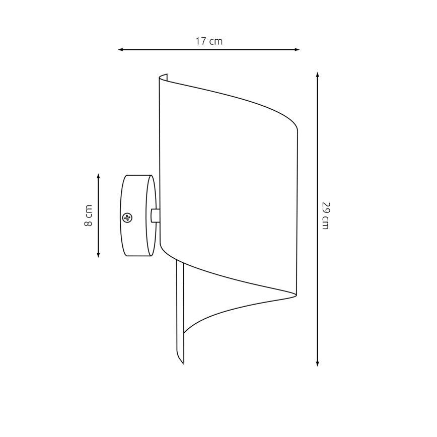 Настенный светильник SPIRAL 1xG9/8W/230V черный