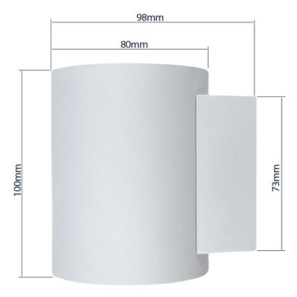 Настенный светильник SQUALLA TUBA 1xG9/50W/230V белый/золотой