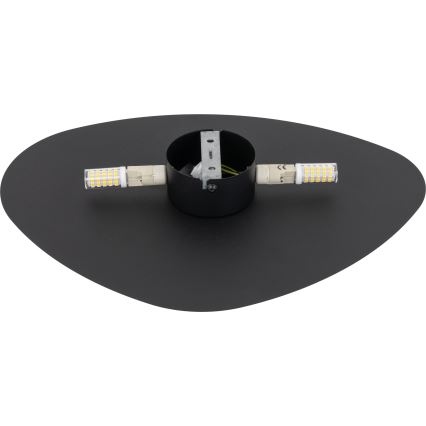 Настенный светильник STONE 2xG9/8W/230V 30x39 см черный