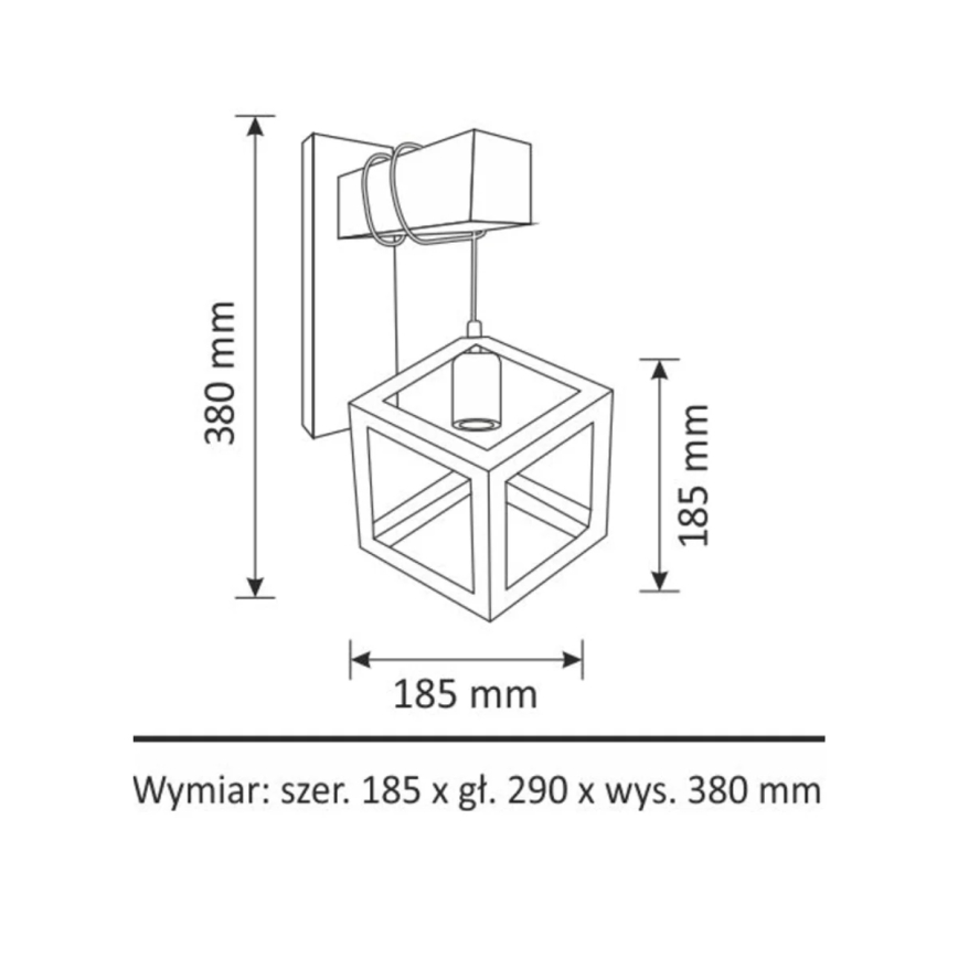 Настенный светильник SWEDEN 1xE27/20W/230V