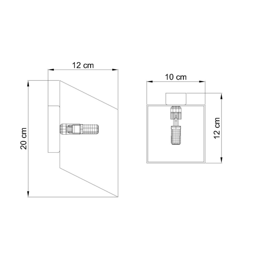 Настенный светильник TUNNEL 1xG9/40W/230V