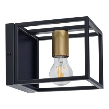 Настенный светильник VIGO 1xE27/60W/230V черный/золотой