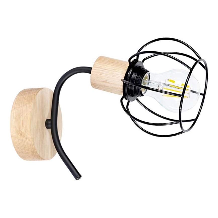 Настенный светильник VIVIANE 1xE27/60W/230V дуб