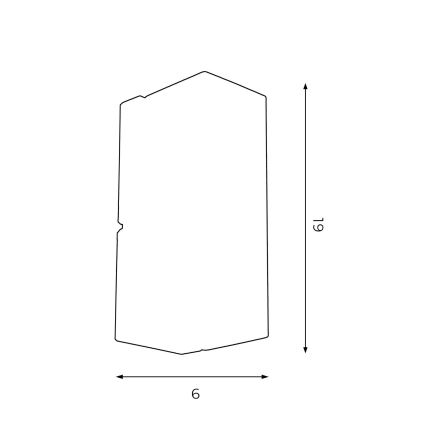 Настенный светильник WALL 1xGU10/8W/230V белая