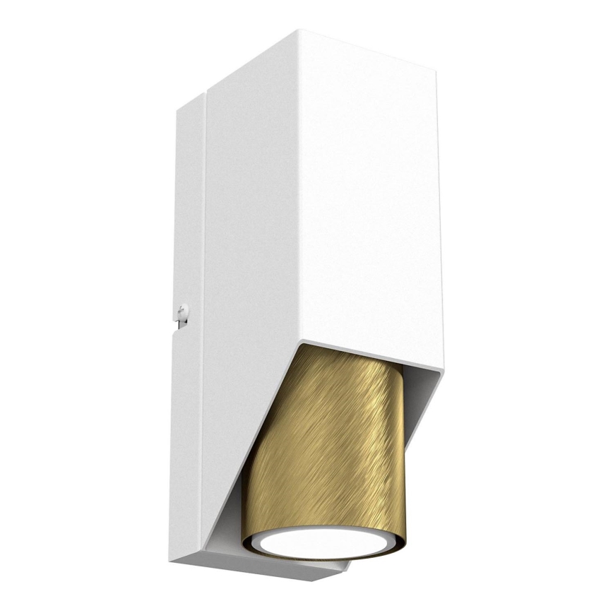 Настенный светильник WALL 1xGU10/8W/230V белая/латунь