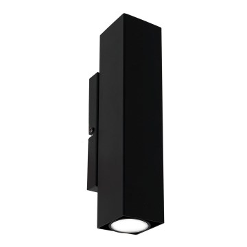 Настенный светильник WALL 2xGU10/8W/230V черная