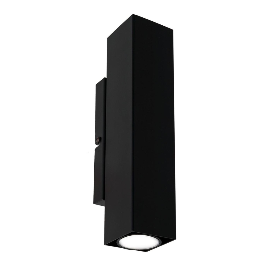 Настенный светильник WALL 2xGU10/8W/230V черная