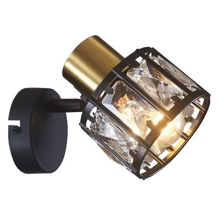 Настенный светильник ZAHARA 1xE27/10W/230V чёрный