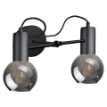 Настенный светильник LIVA 2xE27/60W/230V черный