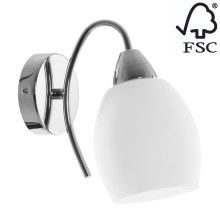 Настенный светильник PISA 1xE27/60W/230V - сертифицировано FSC