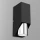 Настенный светильник WALL 1xGU10/8W/230V черная/блестящий хром