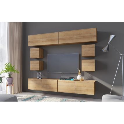 Настенный шкаф PAVO 34x34 см коричневый