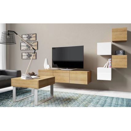 Настенный шкаф PAVO 34x34 см коричневый