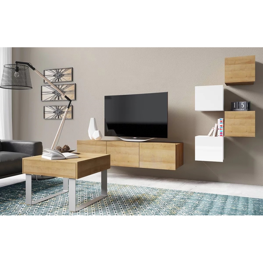 Настенный шкаф PAVO 34x34 см коричневый