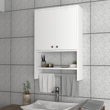 Настенный шкафчик для ванной комнаты VIRA 90x59 см белый