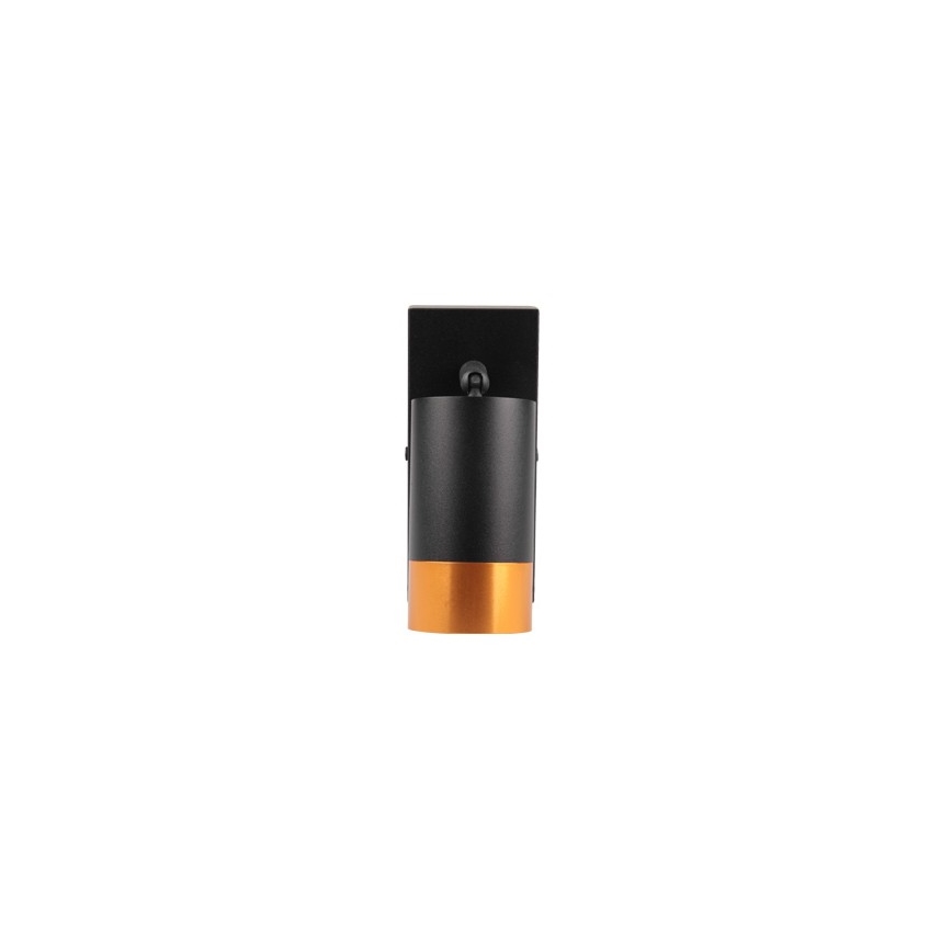 Настенный точечный светильник 1xGU10/35W/230V черный/золотистый
