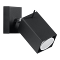 Настенный точечный светильник MERIDA 1xGU10/40W/230V черный