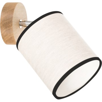 Настенный точечный светильник BOHO 1xE27/25W/230V дуб