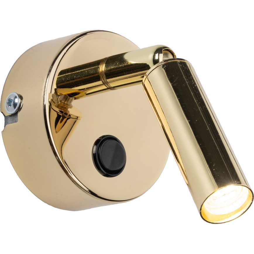 Настенный точечный светильник ENZO 1xG9/8W/230V золотистый