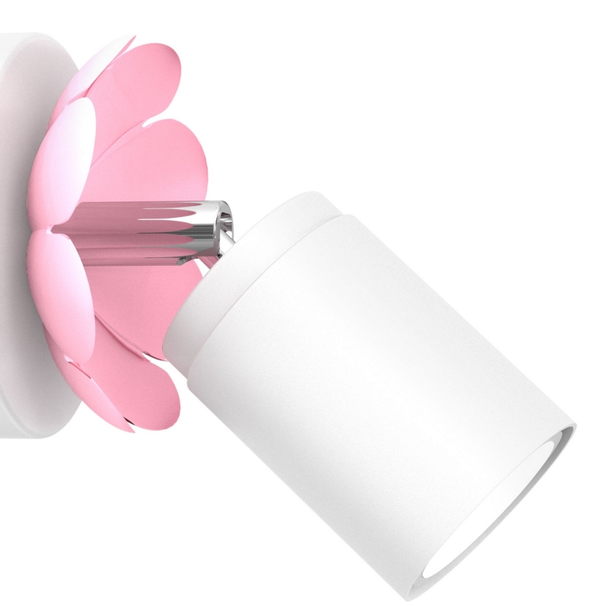 Настенный точечный светильник FLOWER 1xGU10/8W/230V белая