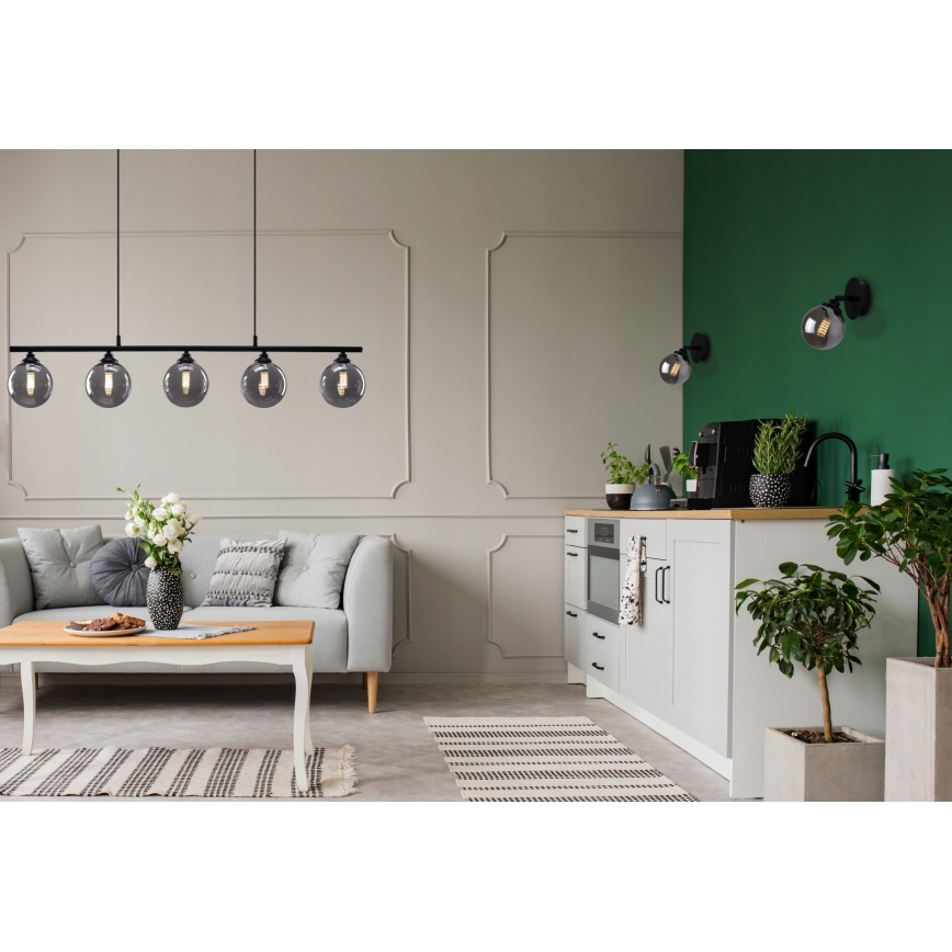 Настенный точечный светильник IMAGINE 1xG9/40W/230V черный/дымчатый