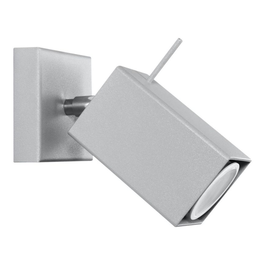 Настенный точечный светильник MERIDA 1xGU10/40W/230V серый