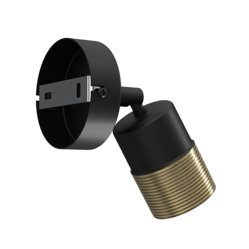 Настенный точечный светильник MIZU 1xGU10/8W/230V черная/латунь
