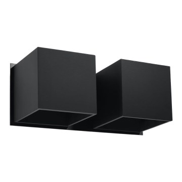 Настенный точечный светильник QUAD 2xG9/40W/230V черный