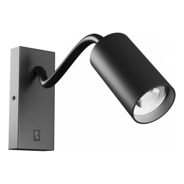 Настенный точечный светильник SQUALLA VARIOSA 1xGU10/10W/230V черный