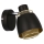 Настенный точечный светильник ALEKSANDRIA 1xE14/40W/230V черный/золотистый