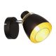 Настенный точечный светильник ALEKSANDRIA 1xE14/40W/230V черный/золотистый