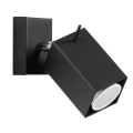 Настенный точечный светильник MERIDA 1xGU10/40W/230V черный