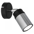 Настенный точечный светильник NEST 1xGU10/8W/230V черный/хром