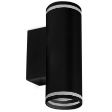 Настенный точечный светильник PARIS 2xGU10/10W/230V IP20 черный