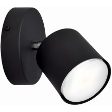 Настенный точечный светильник PUNTA 1xGX53/10W/230V черный
