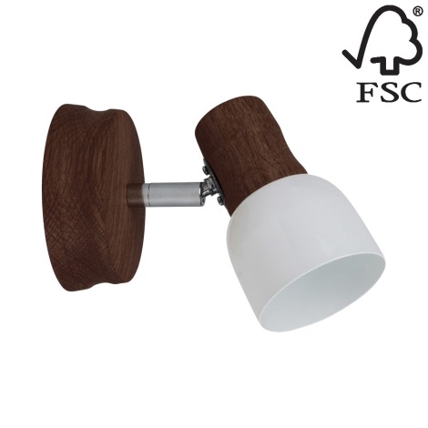 Настенный точечный светильник SVANTJE 1xE14/40W/230V бук - сертифицировано FSC