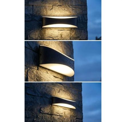 Настенный уличный светильник LED/10W/230V IP65 черный