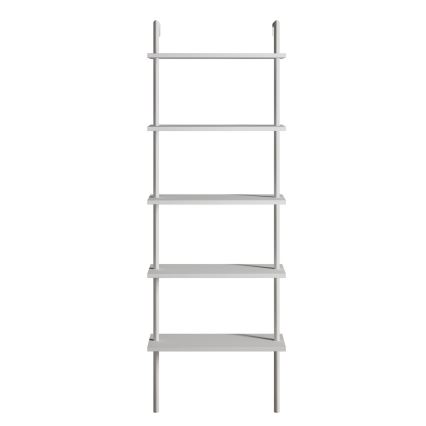 Настенный книжный шкаф PAULA 174x60 см белый