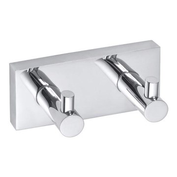 Настенный крючок 12x5,5 см, серебристый