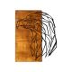 Настенное украшение 47x58 см орел дерево/металл