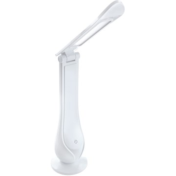 Настільна акумуляторна LED лампа з регулюванням яскравості LILLY LED/4W/5V 1200 mAh біла