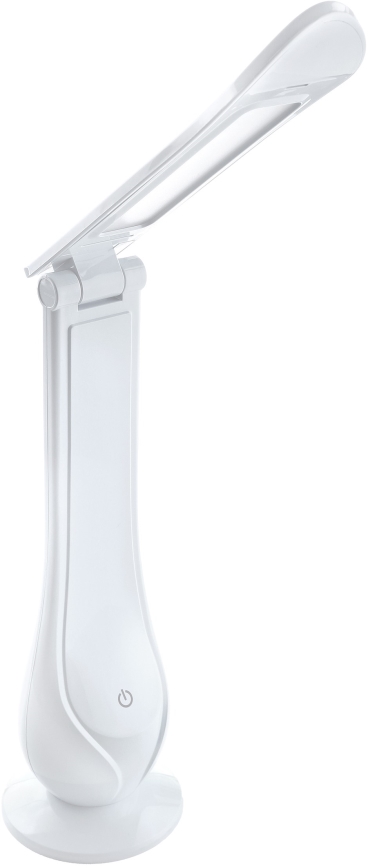 Настільна акумуляторна LED лампа з регулюванням яскравості LILLY LED/4W/5V 1200 mAh біла
