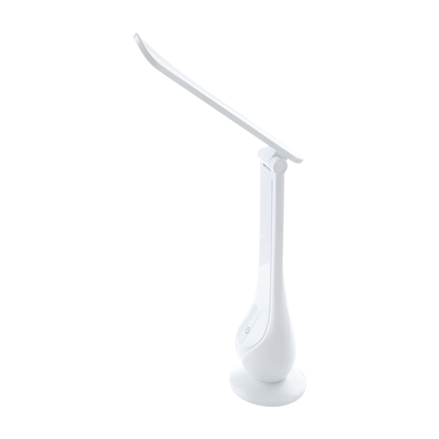 Настільна акумуляторна LED лампа з регулюванням яскравості LILLY LED/4W/5V 1200 mAh біла