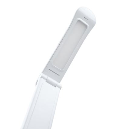 Настільна акумуляторна LED лампа з регулюванням яскравості LILLY LED/4W/5V 1200 mAh біла