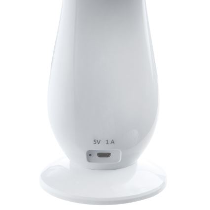 Настільна акумуляторна LED лампа з регулюванням яскравості LILLY LED/4W/5V 1200 mAh біла