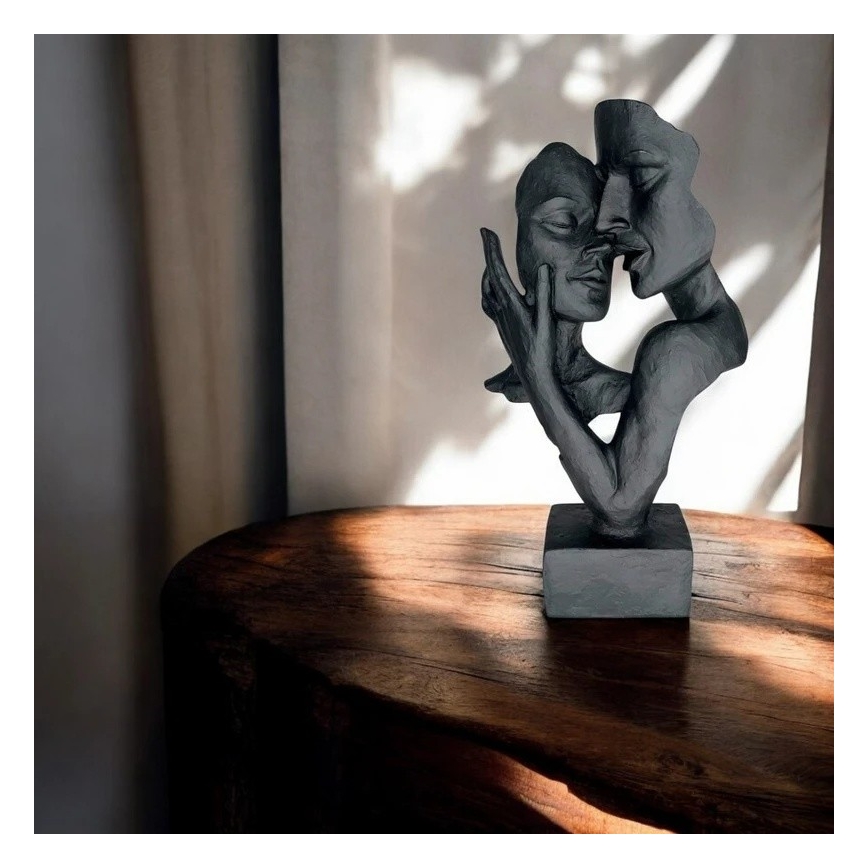 Настільна декоративна прикраса 29x9x17 см смола/чорна