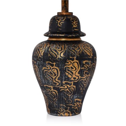 Настільна лампа 1xE27/40W/230V чорний